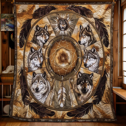 Wolves Dreamcatcher SR2608006CL Quilt