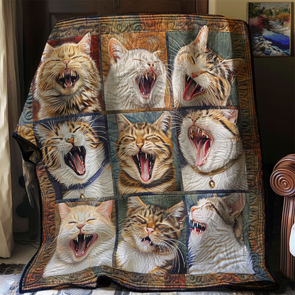 Yawning Cat Haven WN1408111CL Quilt