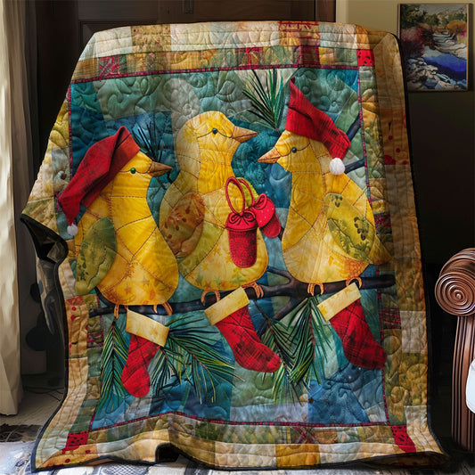 Yellow Birds WM1508055CL Quilt