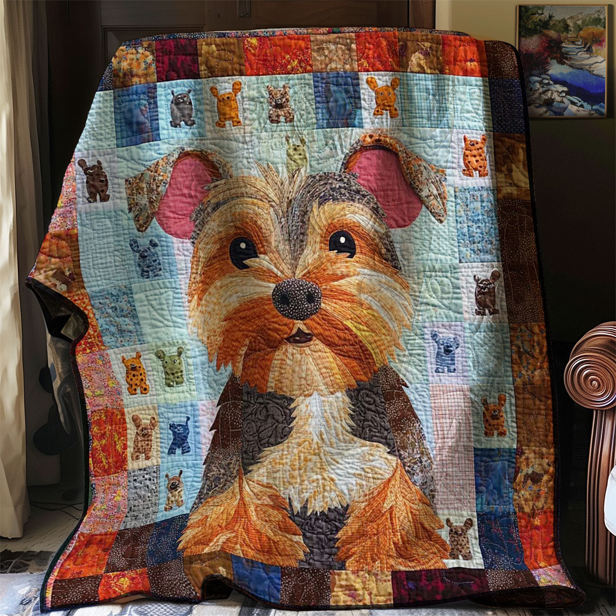 Yorkshire Terrier Bliss WN0608056CL Quilt