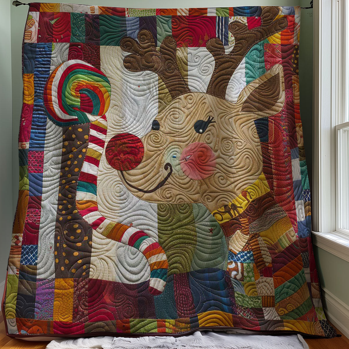 Candy Reindee WM2707001CL Quilt