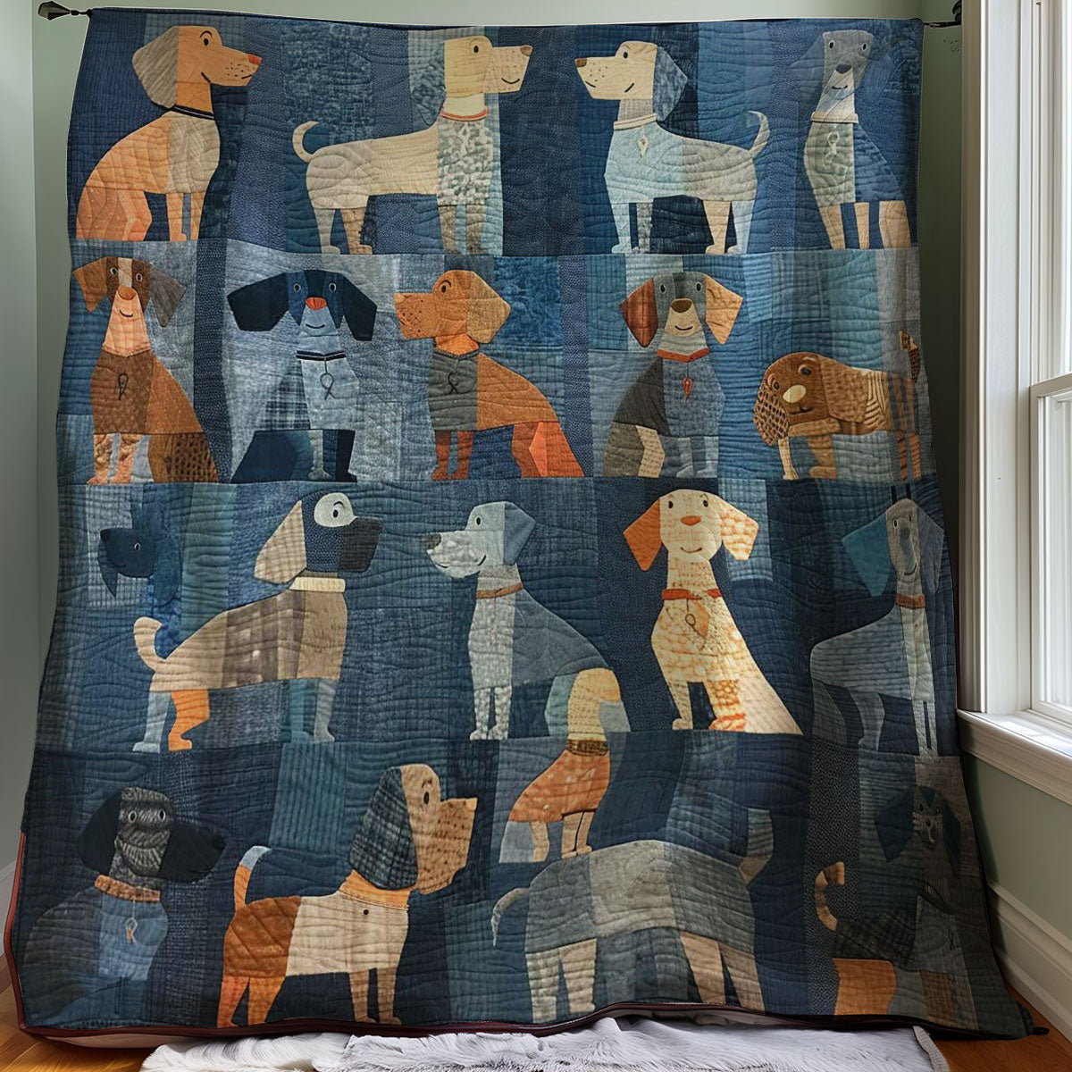 Dachshunds WM2707001CL Quilt