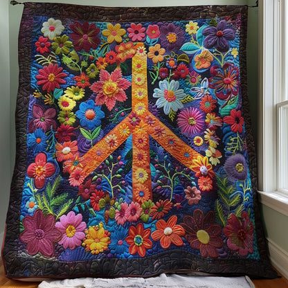 Flowers Peacesign WM2707002CL Quilt