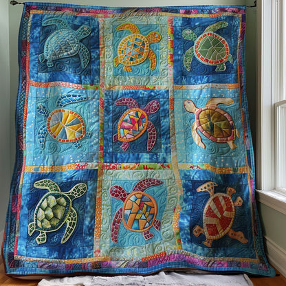 Glassea Baby Turtles WM2707001CL Quilt