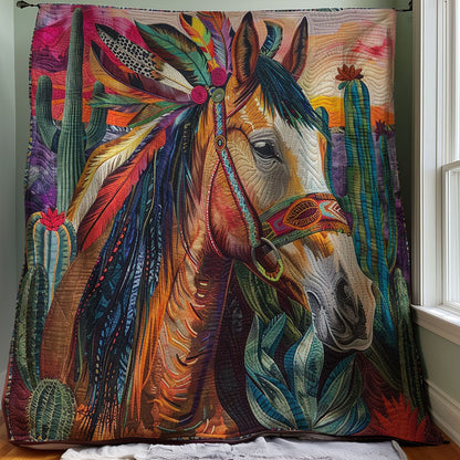 Horse With Cactus WM2607001CL Quilt