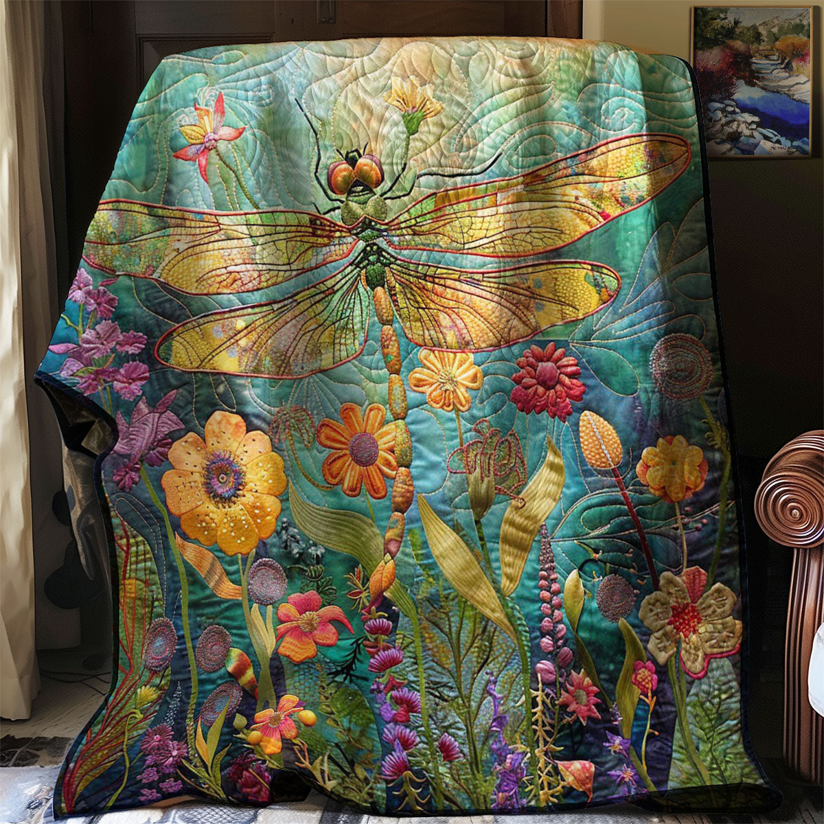 Large Dragonfly WM2507001CL Quilt