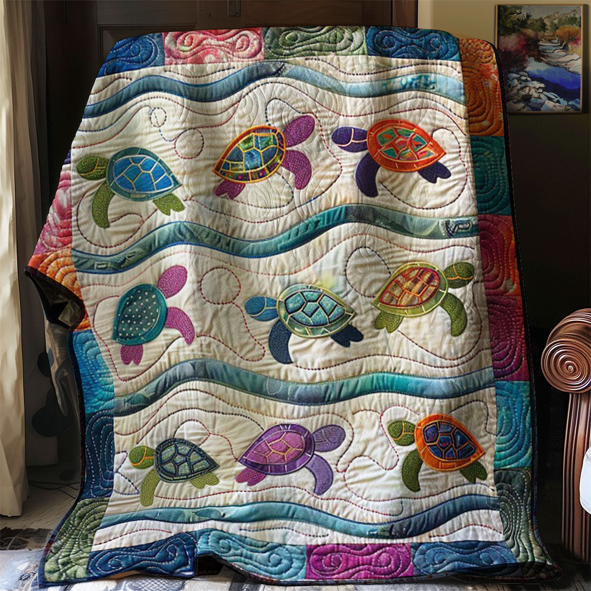 Mini Turtles WM2507001CL Quilt