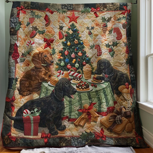 Party Dachshunds WM2707001CL Quilt