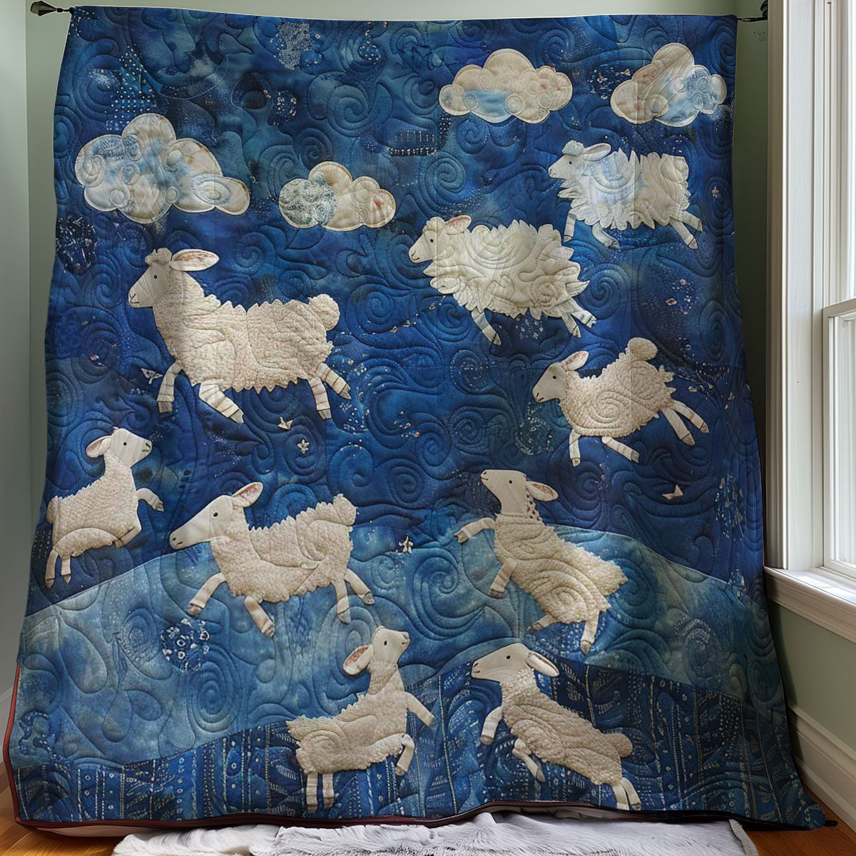 Swimming Sheeps WM2707001CL Quilt