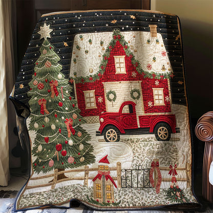 Vintage Christmas Truck WP2907041CL Quilt