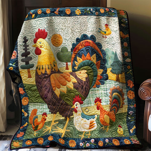 Chicken Family Farm WP2907008CL Quilt