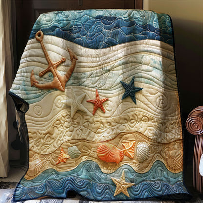 Anchor Seashore Beaches WP2907023CL Quilt