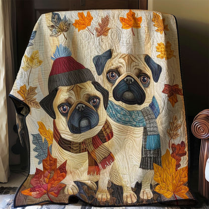 Autume French Bulldog Couple WP2907018CL Quilt