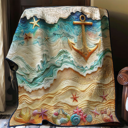 Coastline Anchor Beach WP2907022CL Quilt