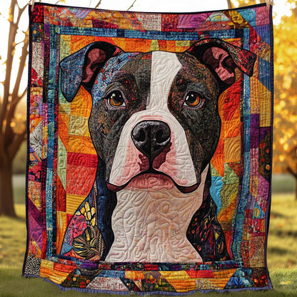 American Staffordshire Terrier Treasures WN0508036CL Quilt