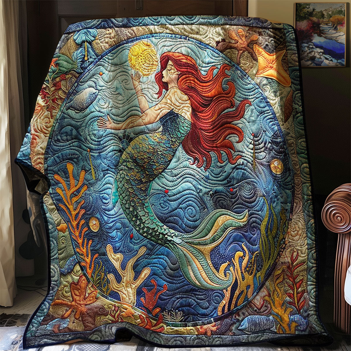 Aqua Enchantress WN2208150CL Quilt