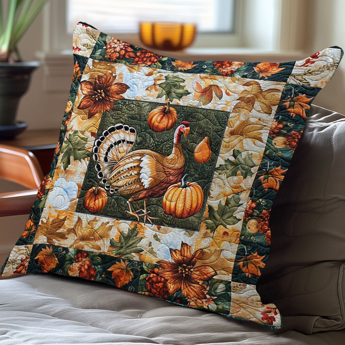 Autumn Blessings WN3007051CL Quilt Pillow Case