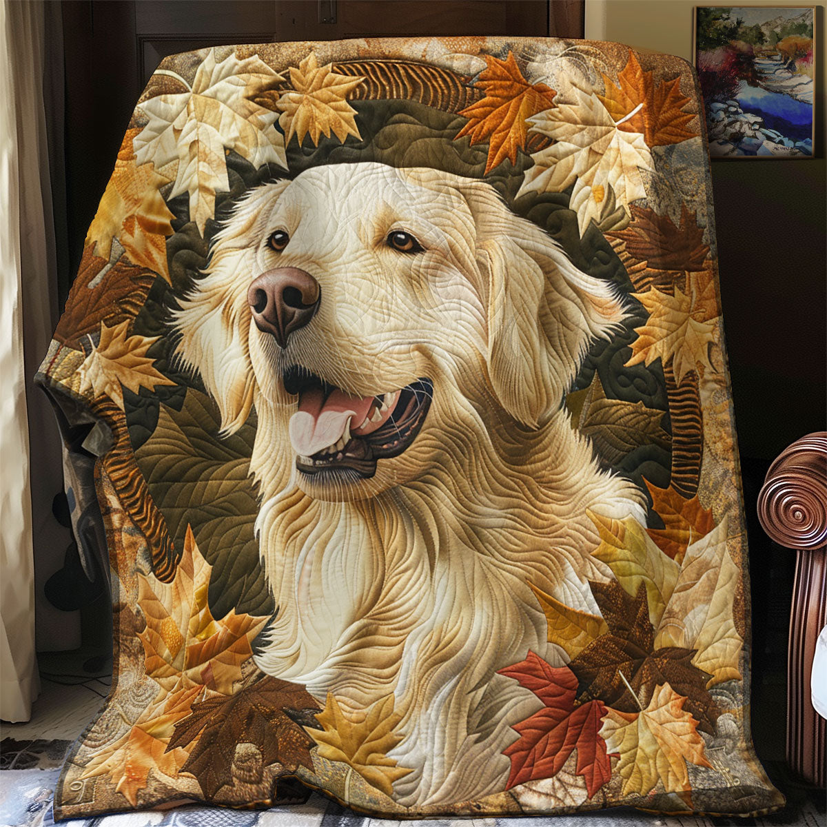 Autumn Labrador SR1408015CL Quilt