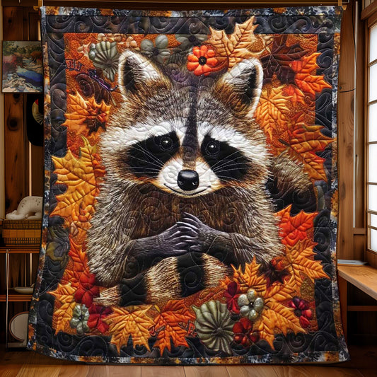 Autumn Magic Raccoon WN1508063CL Quilt