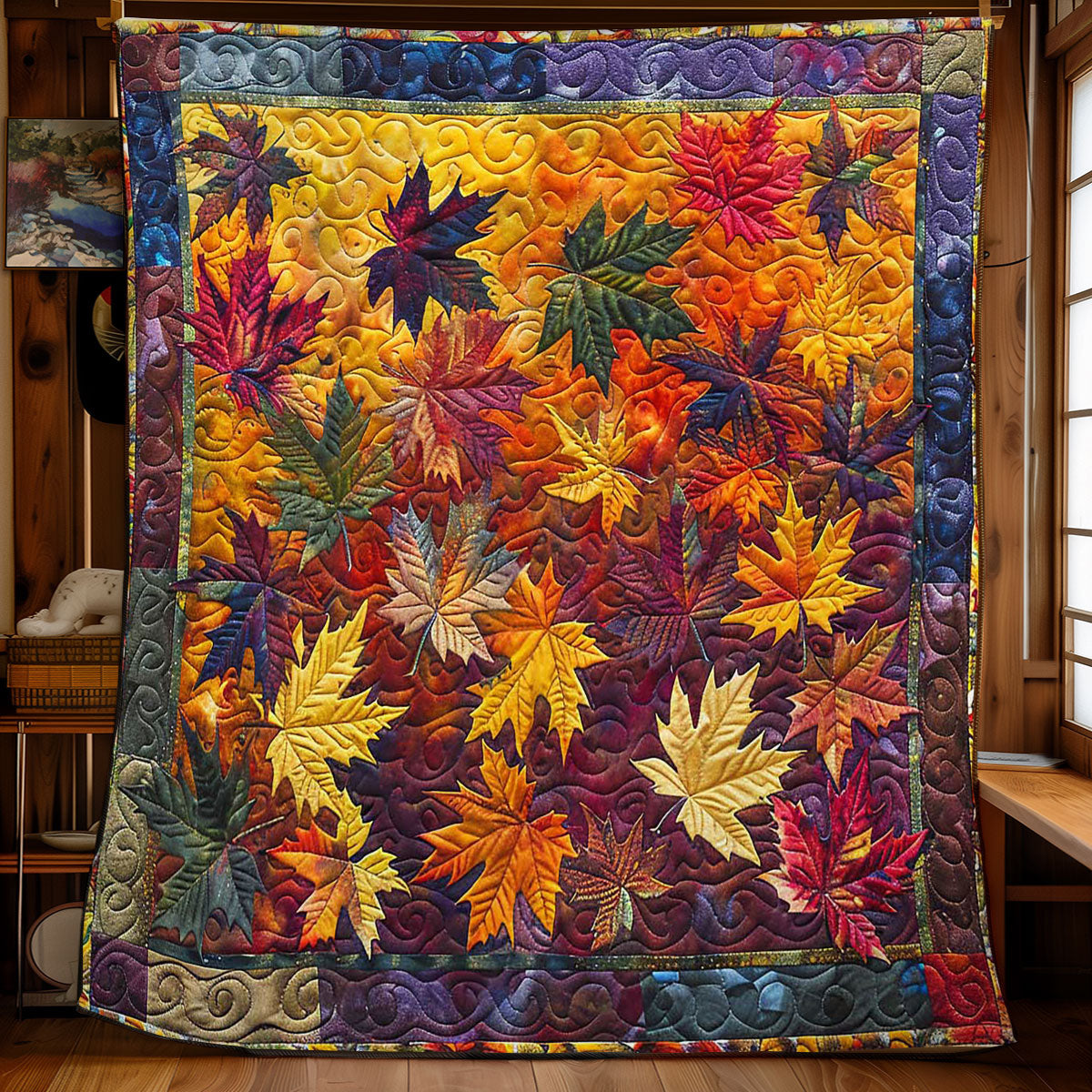 Autumn Maple Embrace WN1908030CL Quilt