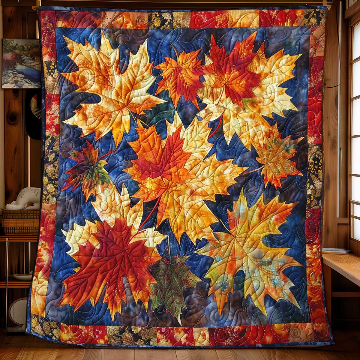 Autumn Maple Journey WN1908036CL Quilt