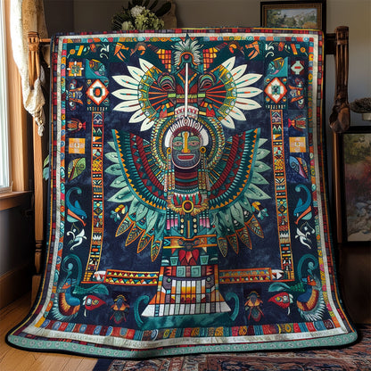 Aztec Mystic Feathered Deity WN1709060CL Quilt