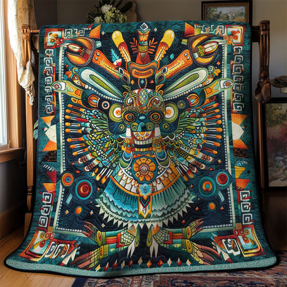 Aztec Mystic Feathered Deity WN1709061CL Quilt