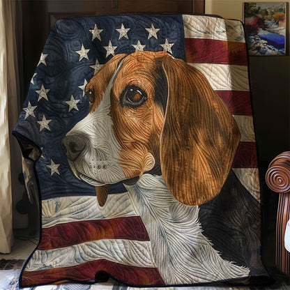 Beagle's American Pride WN2608077CL Quilt