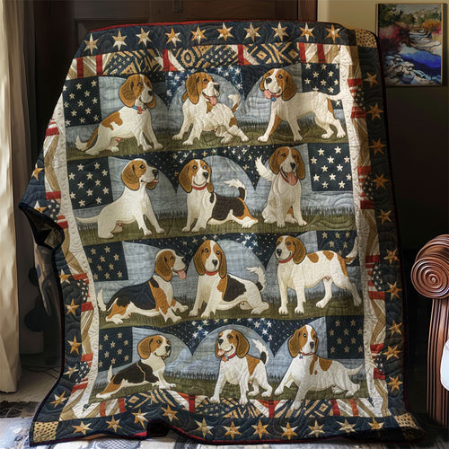 Beagle's Liberty Land WN2608081CL Quilt