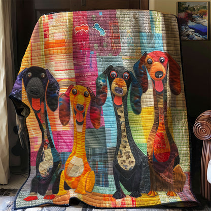 Beaming Dachshund WN2208064CL Quilt