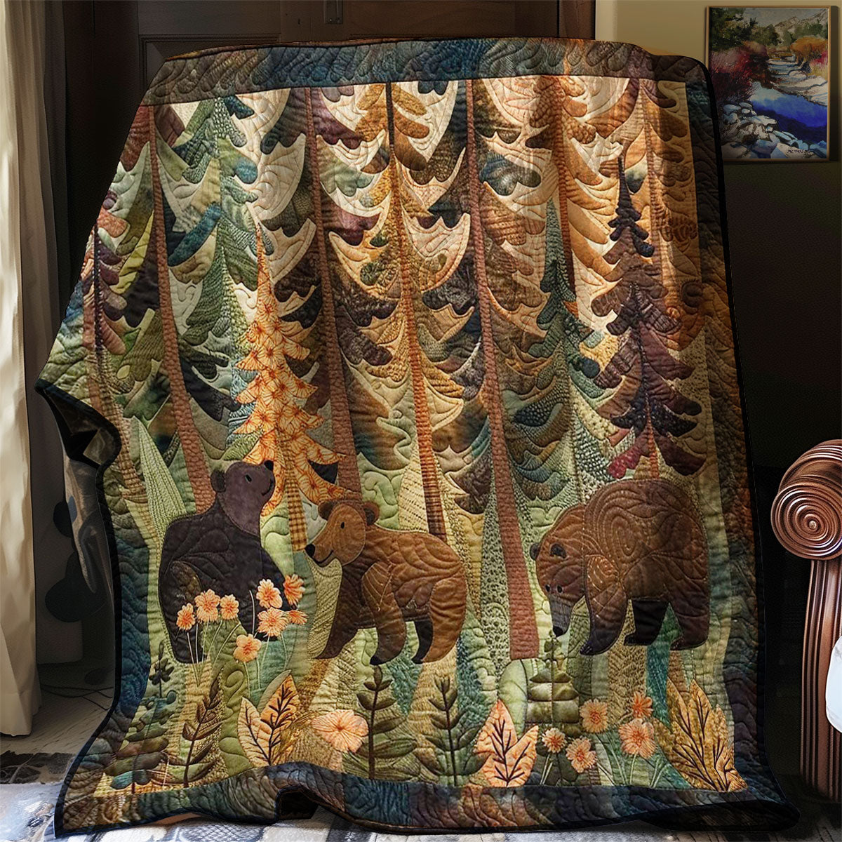 Bears Family WM2907001CL Quilt