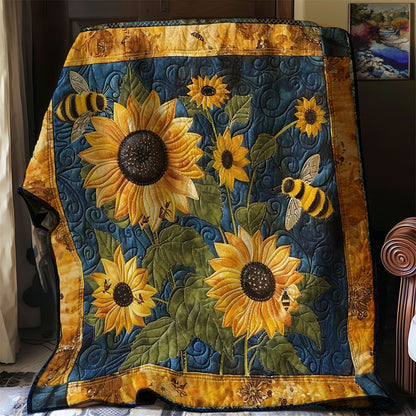 Bee Buzzing Garden WN2108110CL Quilt