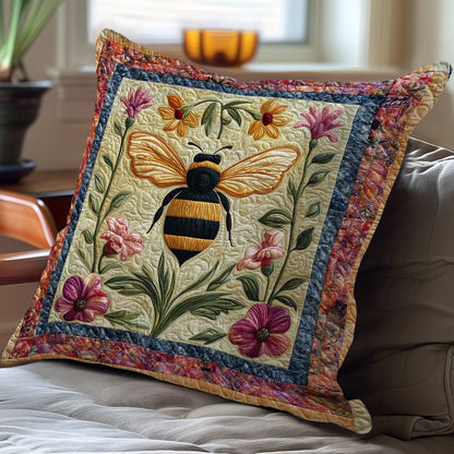 Bees and Blooms WN0208051CL Quilt Pillow Case