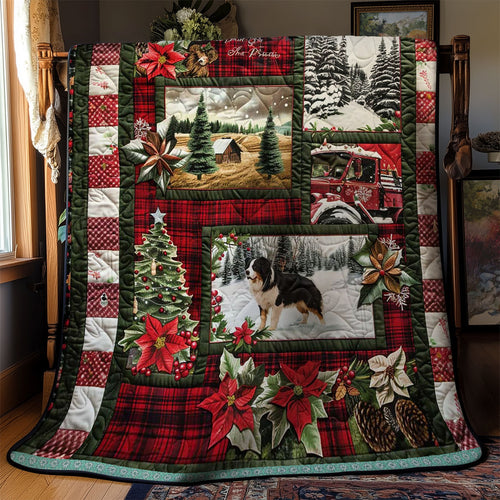 Bernese Mountain Sleigh Ride WN3008001CL Quilt