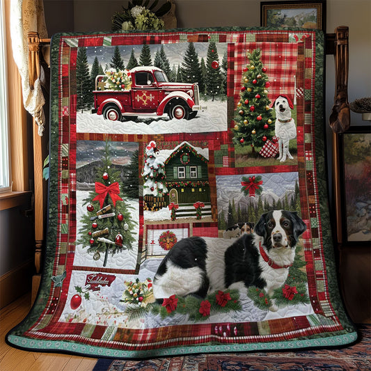 Bernese Mountain Winter Wonderland WN3008002CL Quilt