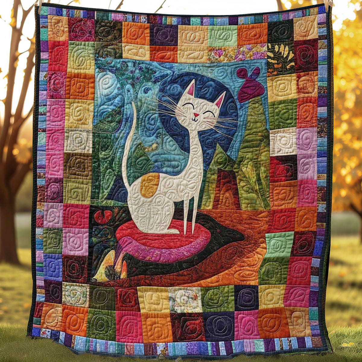 Bliss Cat WN0608069CL Quilt