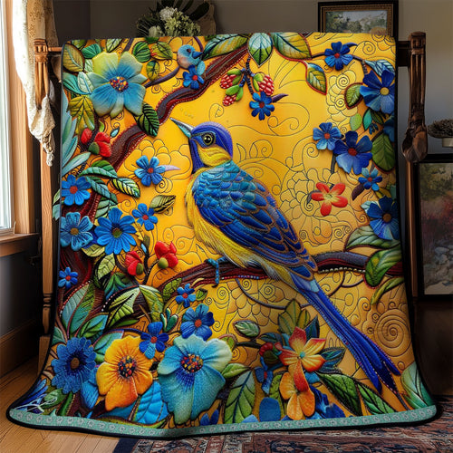 Blissful Bluebird WN0509037CL Quilt