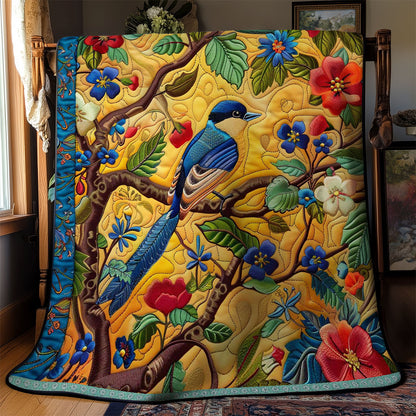 Blooming Bluebird WN0509039CL Quilt
