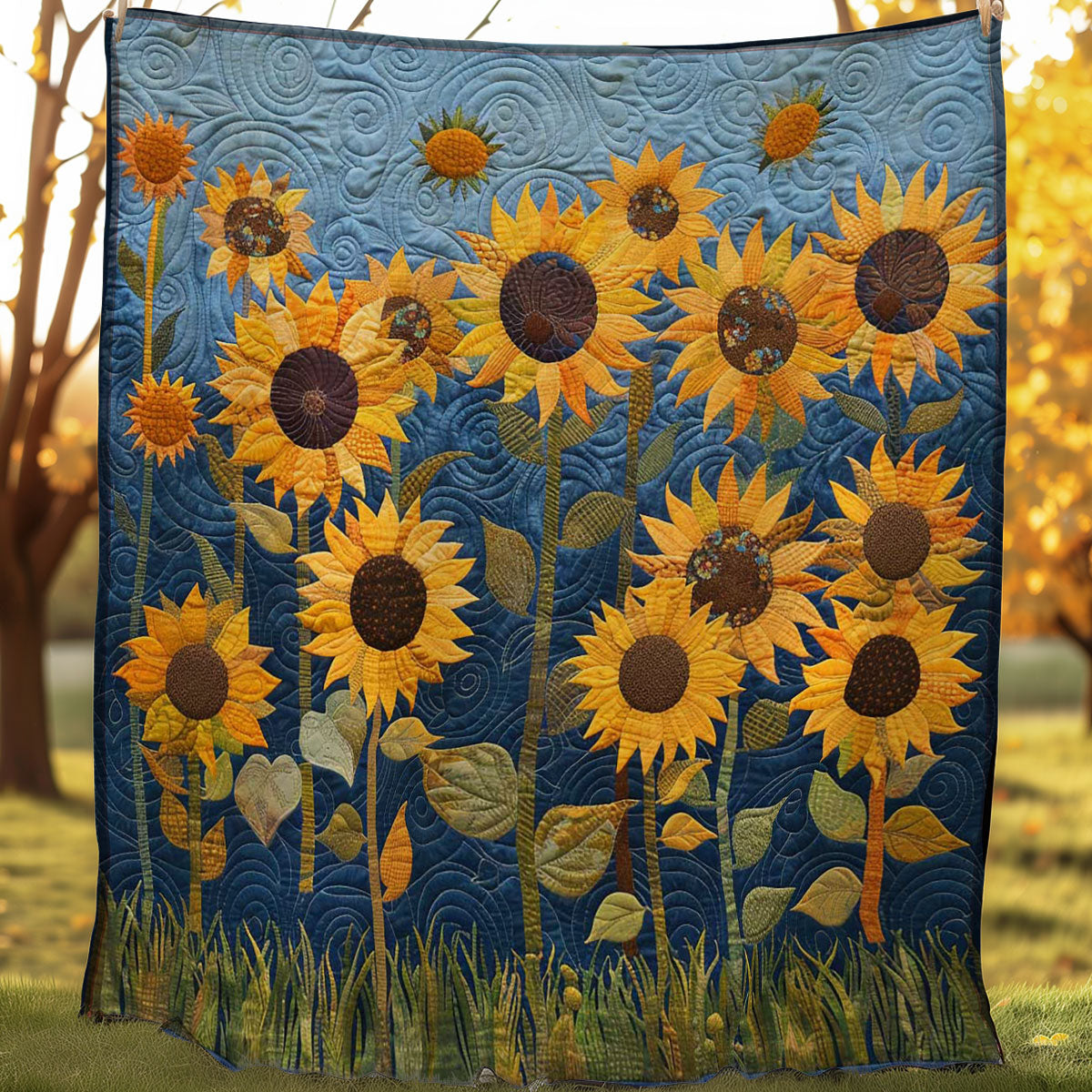 Blooming Sun WN2607011CL Quilt