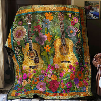 Blossoming Guitar Melodies WN2208141CL Quilt