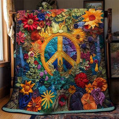 Blossoms Of Peace WN1609037CL Quilt
