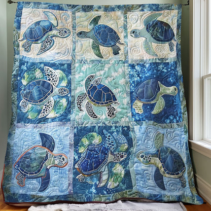 Blue Turtles WM0808027CL Quilt