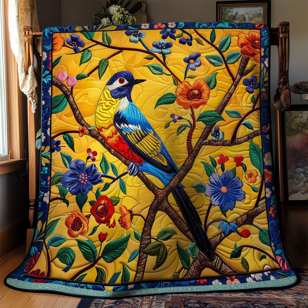 Bluebird Delight WN0509041CL Quilt