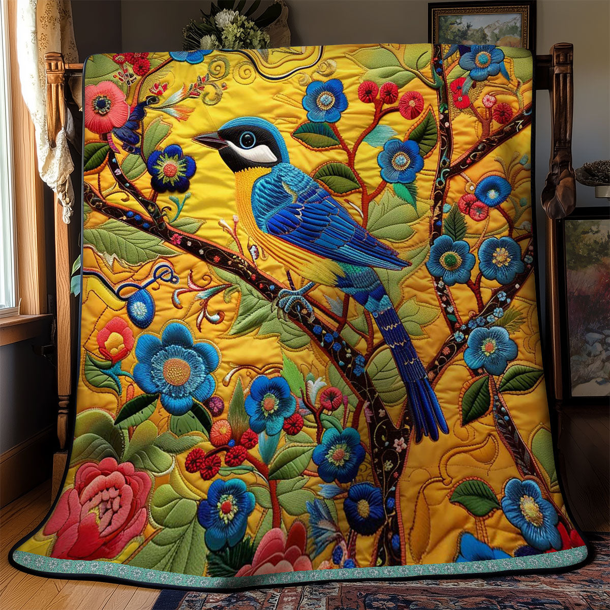 Bluebird Meadow WN0509027CL Quilt