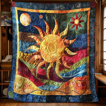 Bohemian Sun & Planets Throw WN1008066CL Quilt