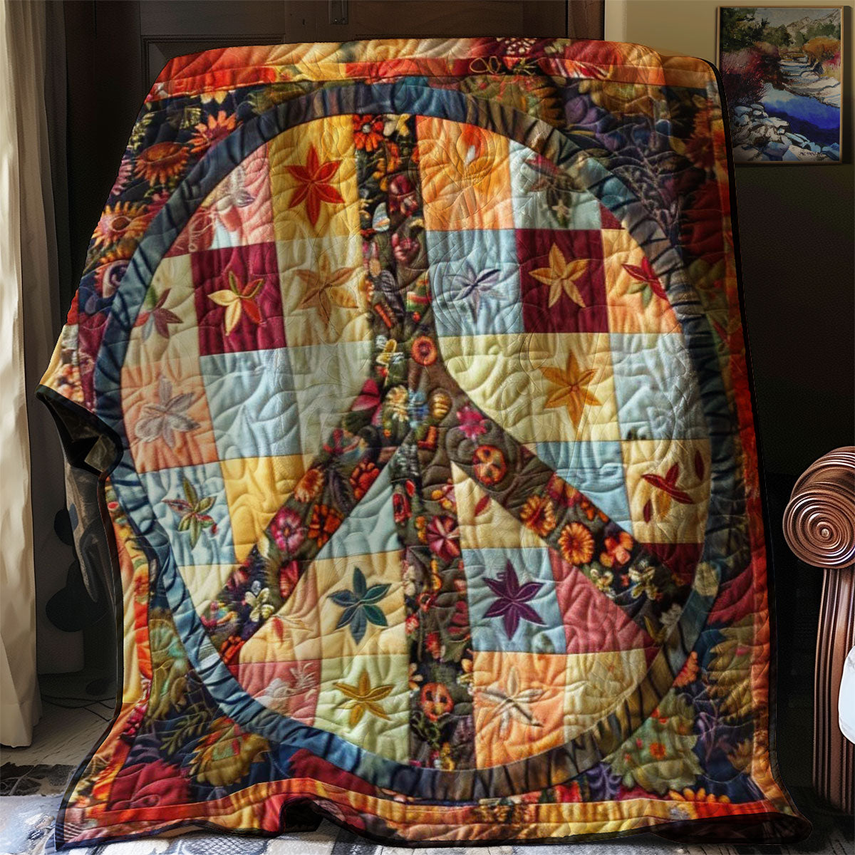 Boho Peace WN2108044CL Quilt