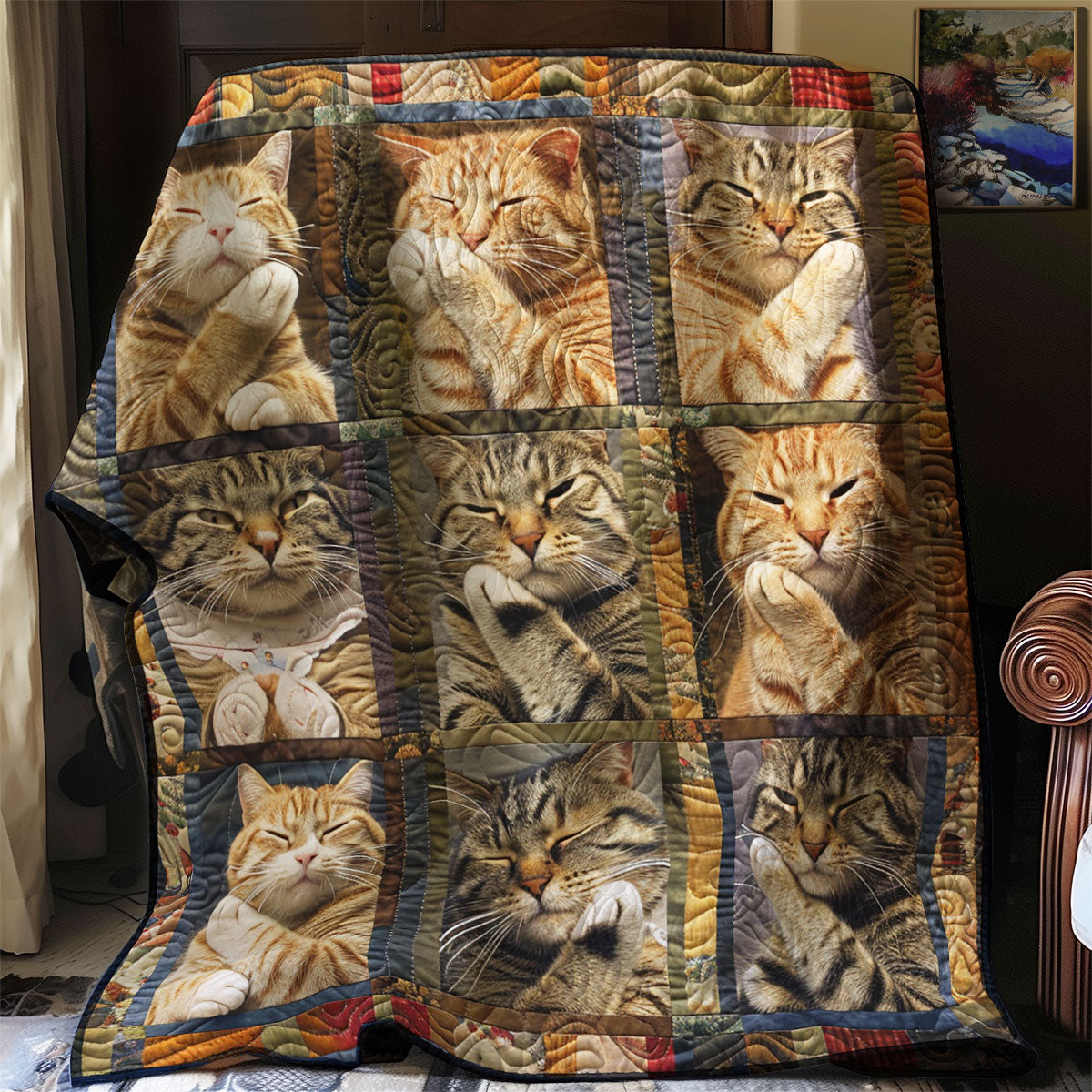 Bold Cats WN2208037CL Quilt