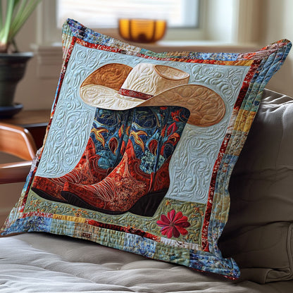 Boots & Hats WN0208053CL Quilt Pillow Case