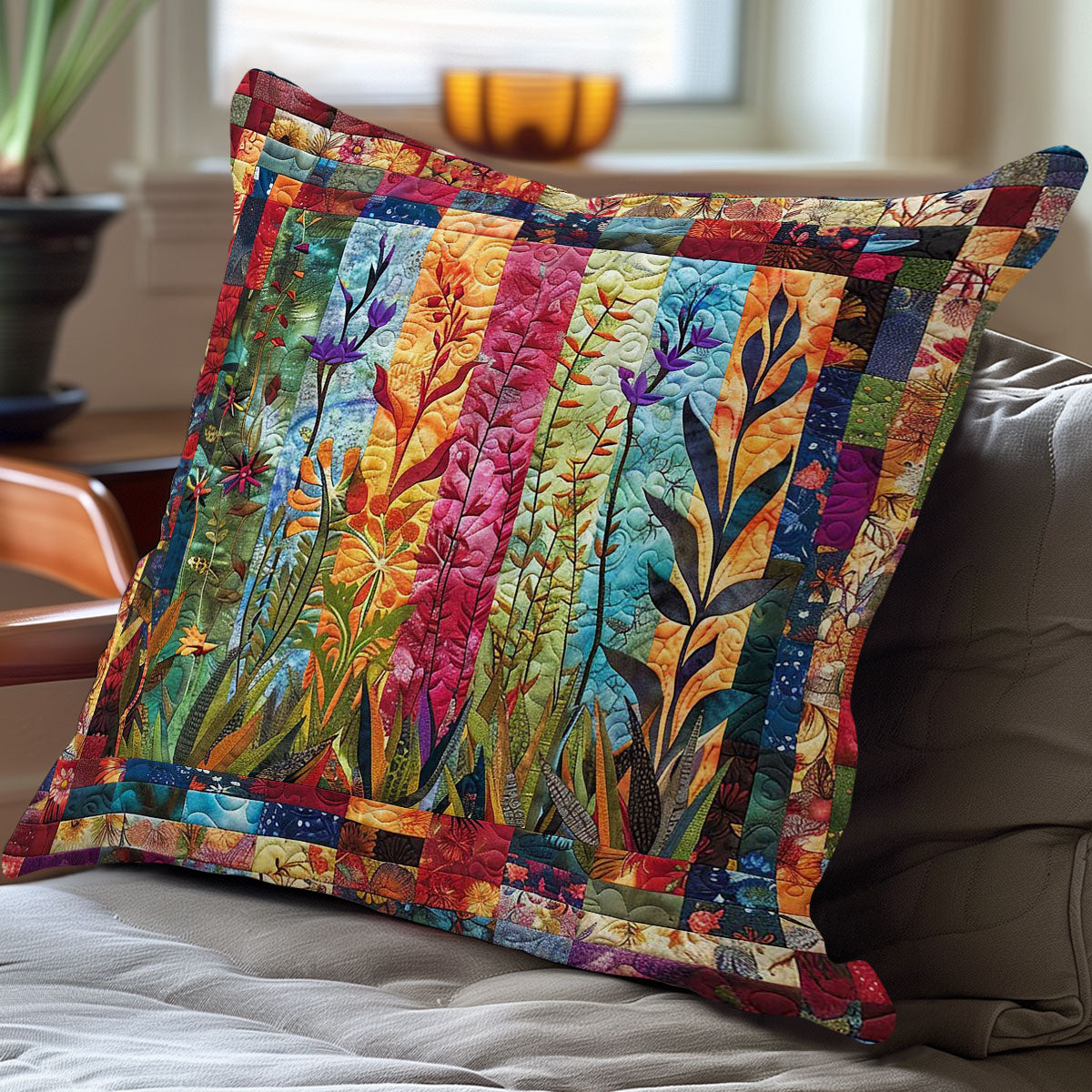 Botanical Bliss WN3007054CL Quilt Pillow Case