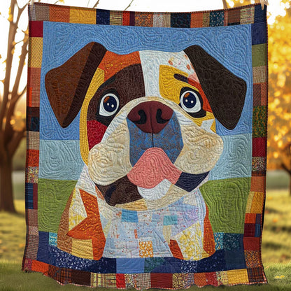 Bulldog Cute WN0608009CL Quilt